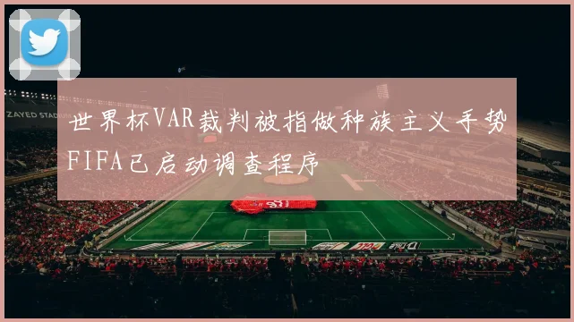 世界杯VAR裁判被指做种族主义手势FIFA已启动调查程序